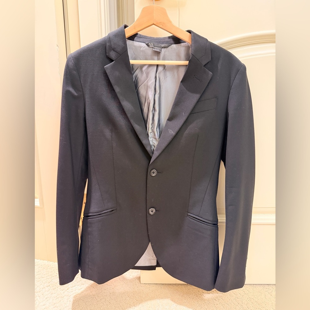 Armani Exchange Men's Black Short blazer 36